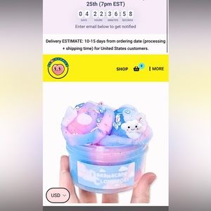 PEACHYBBIES Dreamscape cloud frost DYI kit, brand new